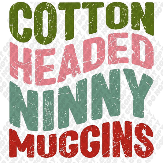 Cotton Headed Ninny Muggins Transfer