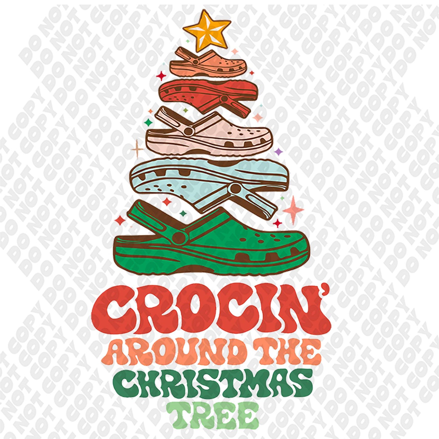 Crocin Around The Christmas Tree Transfer