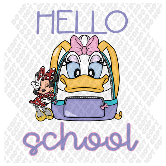 Hello school Daisy