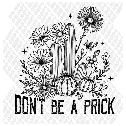 Don't be a prick