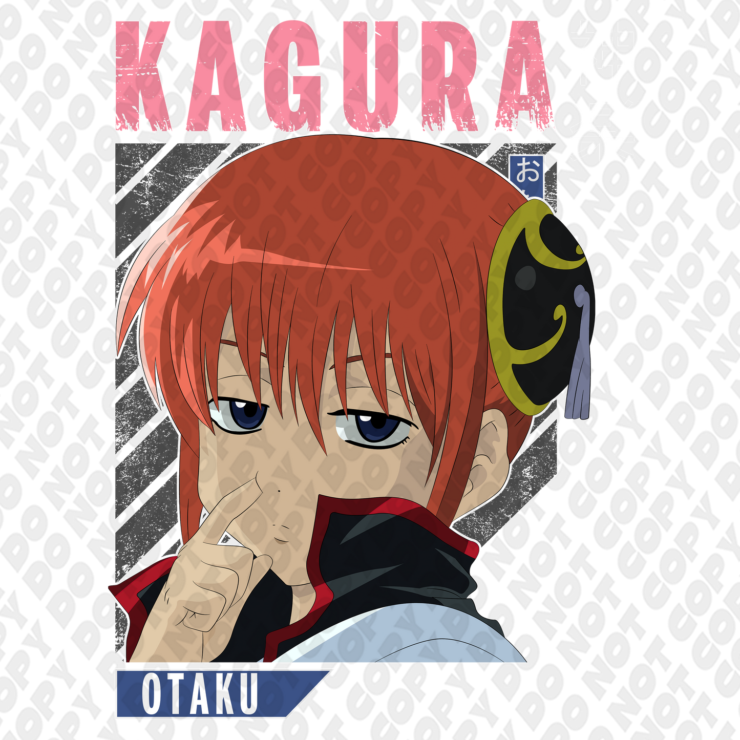 Kagura Sakata Poster Faded