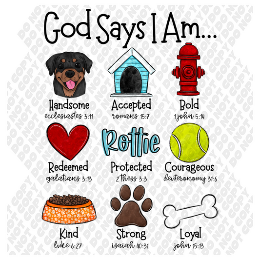 God says I am Rottie