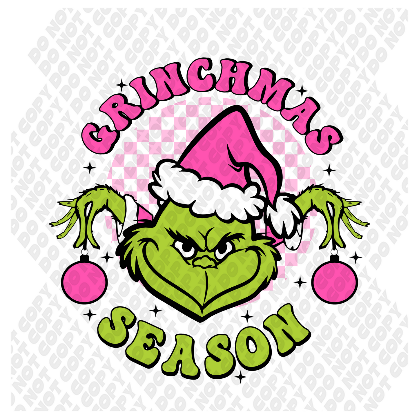 Grinchmas Season DTF Transfer