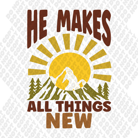 He Makes All Things New