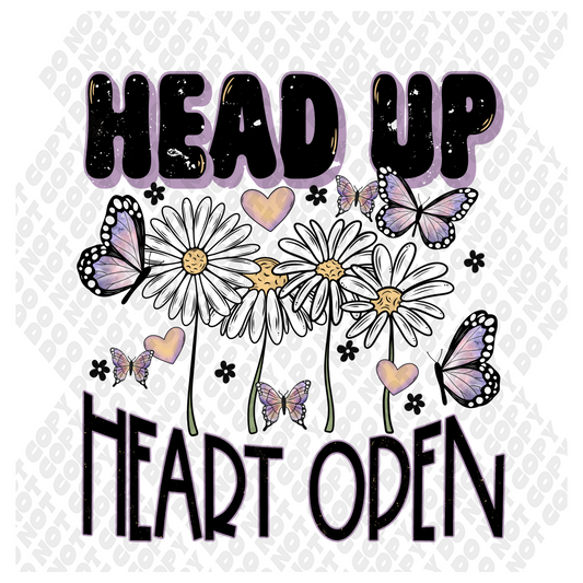 Head up, heart open