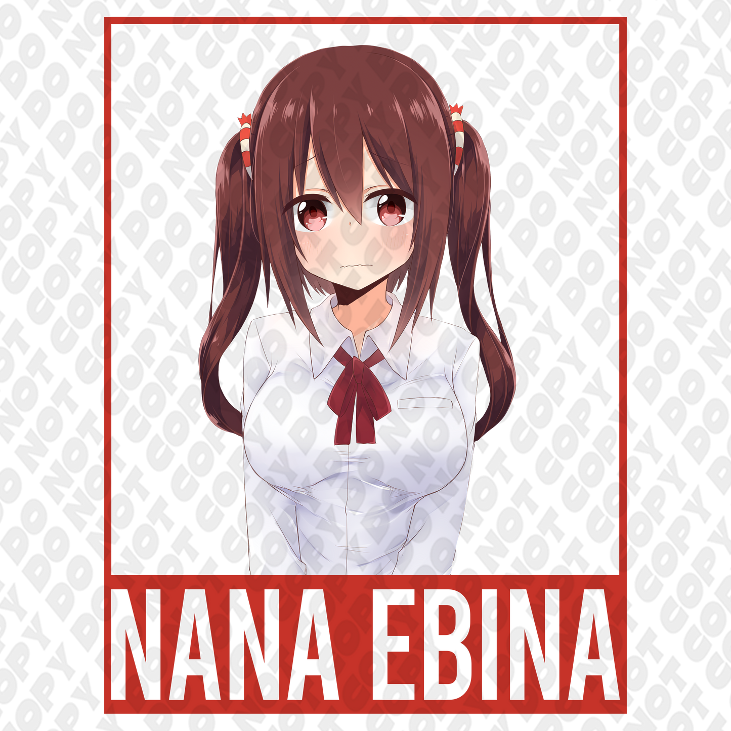 Nana Ebina Shy Red Outline