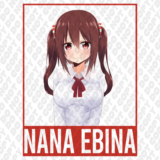 Nana Ebina Shy Red Outline