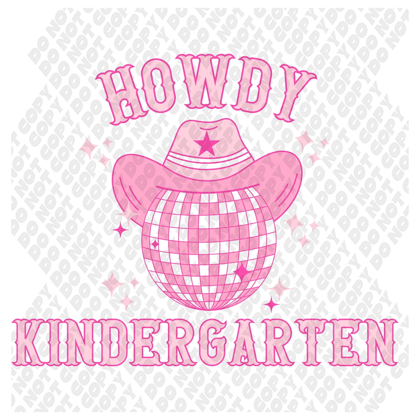 Howdy Disco Ball Kindergarten