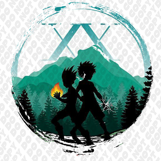 Gon and Killua Nature