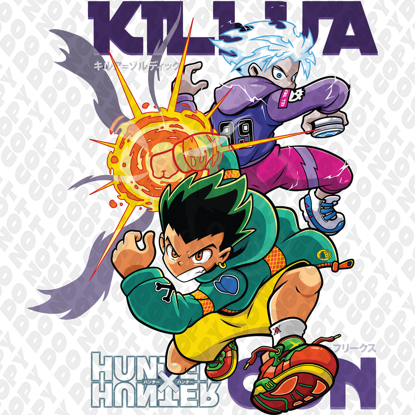 Gon and Killua Retro