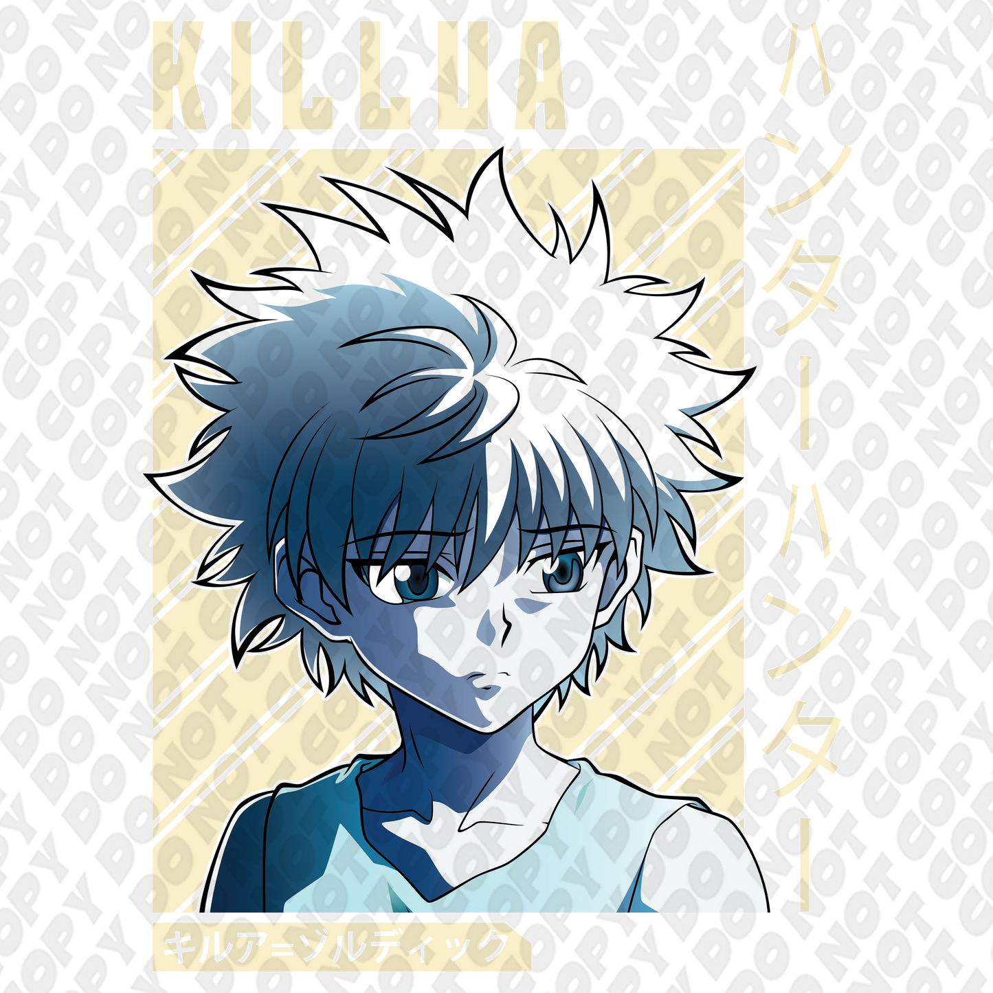 Killua Bad Down Cream Transfer