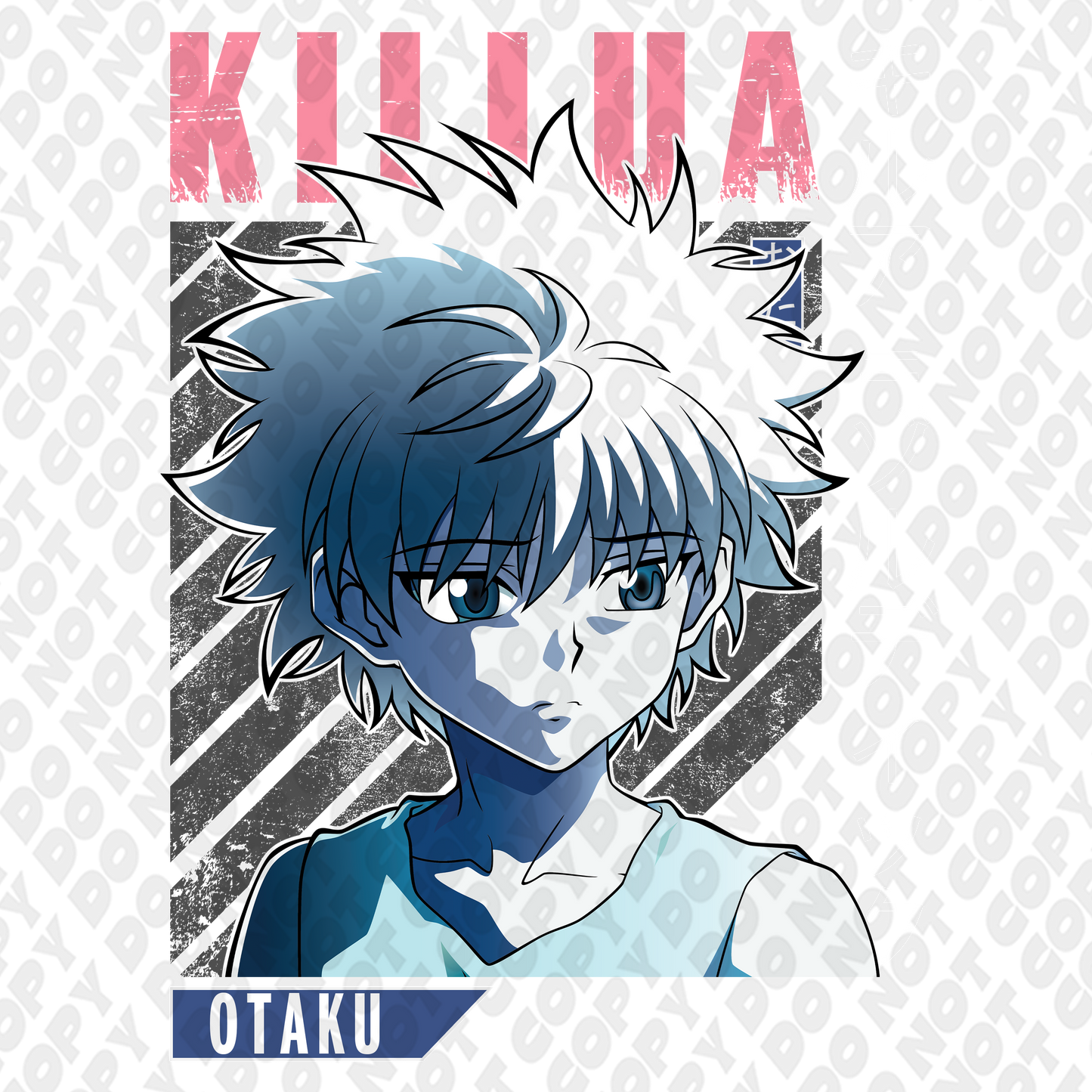 Killua Bad Down Faded Transfer