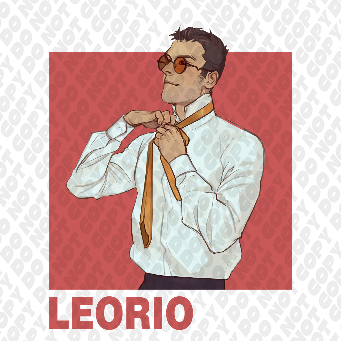 Leorio Heartbreaker Light Red Transfer