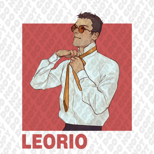 Leorio Heartbreaker Light Red Transfer