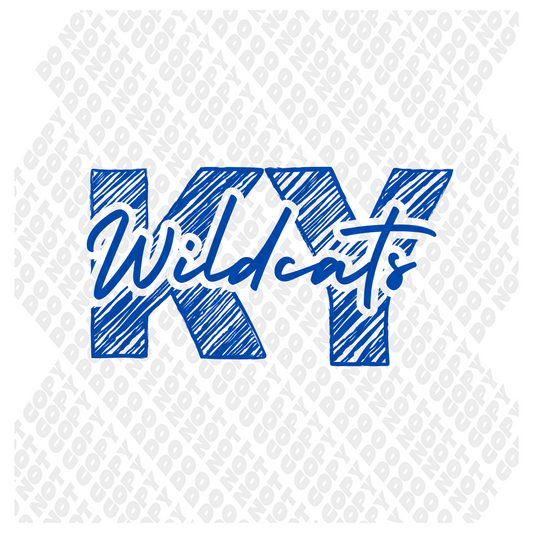 Kentucky Wildcats DTF Transfer