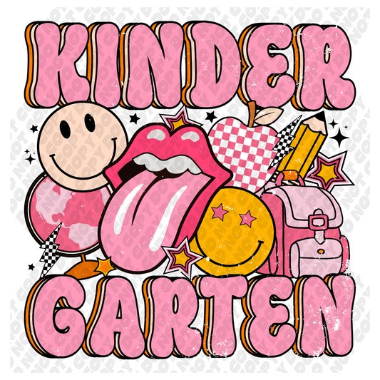 KINDERGARTEN PINK retro