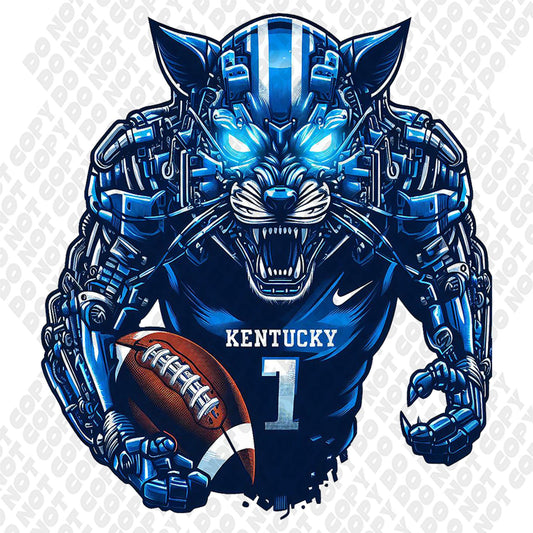 Kentucky UK Wildcats Football Robocat Transfer