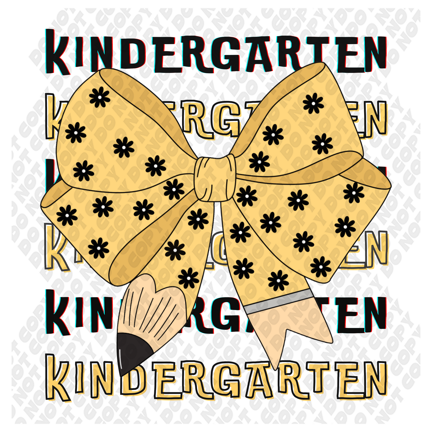 Kindergarten DTF Transfer