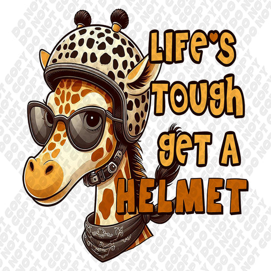 Life's Tough get a Helmet Transfer