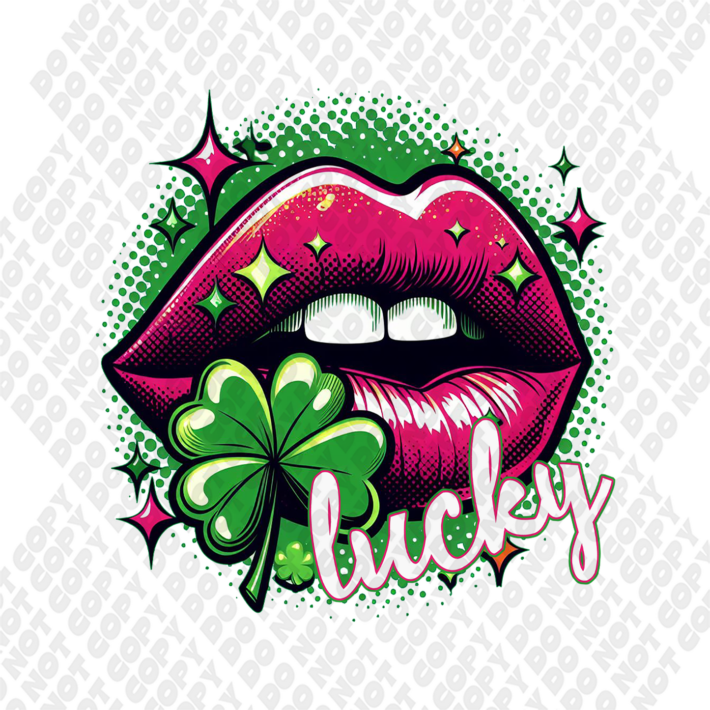 Lips St. Patricks Day