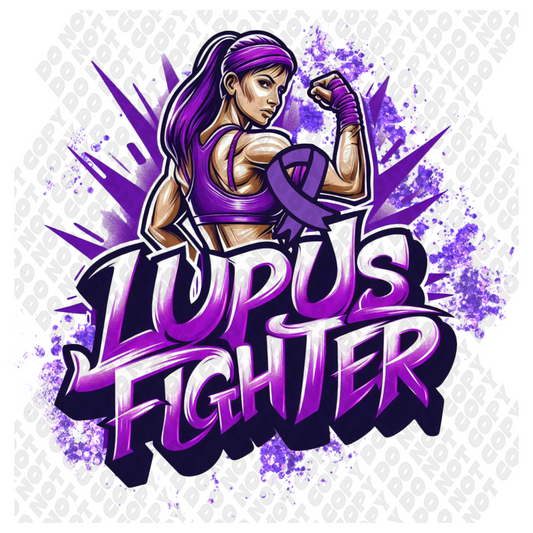 Lupus Fighter 2 DTF Transfer