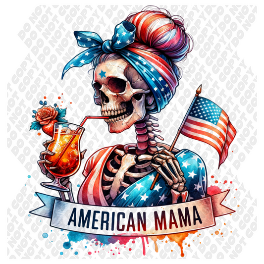 American  Mama Skeleton Transfer