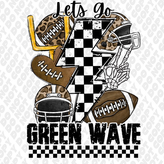 Let's go Green Wave
