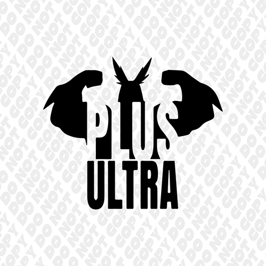 Plus Ultra All Might Flex Outline