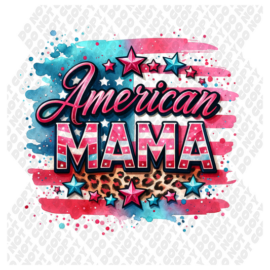 America Mama 4th of July DTF Transfer