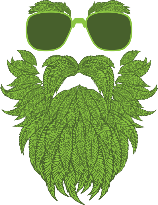 Man With 420 Beard DTF Transfer