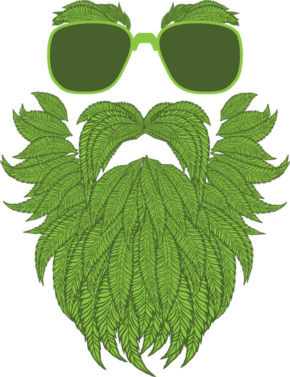 Man With 420 Beard DTF Transfer