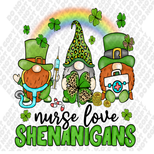 Nurse Love Shenanigans St Patricks Day