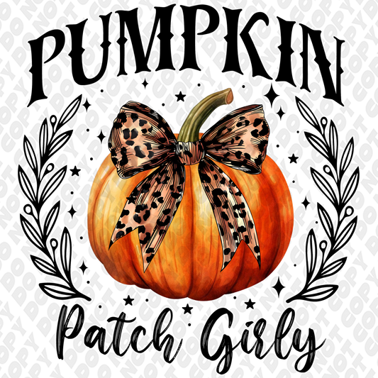 Pumpkin Patch Girly DTF Transfer