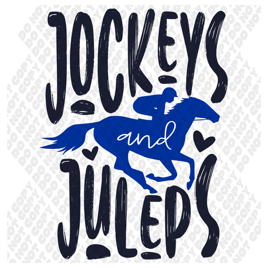 Jockey And Juleps DTF Transfer