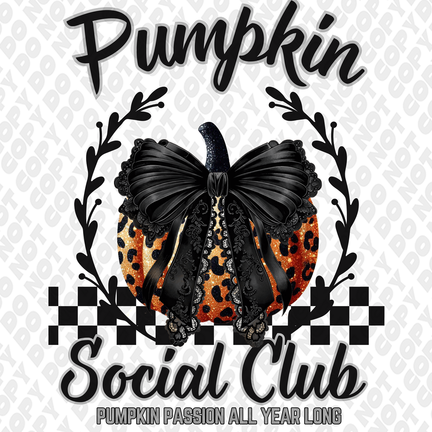 Pumpkin Social Club DTF Transfer