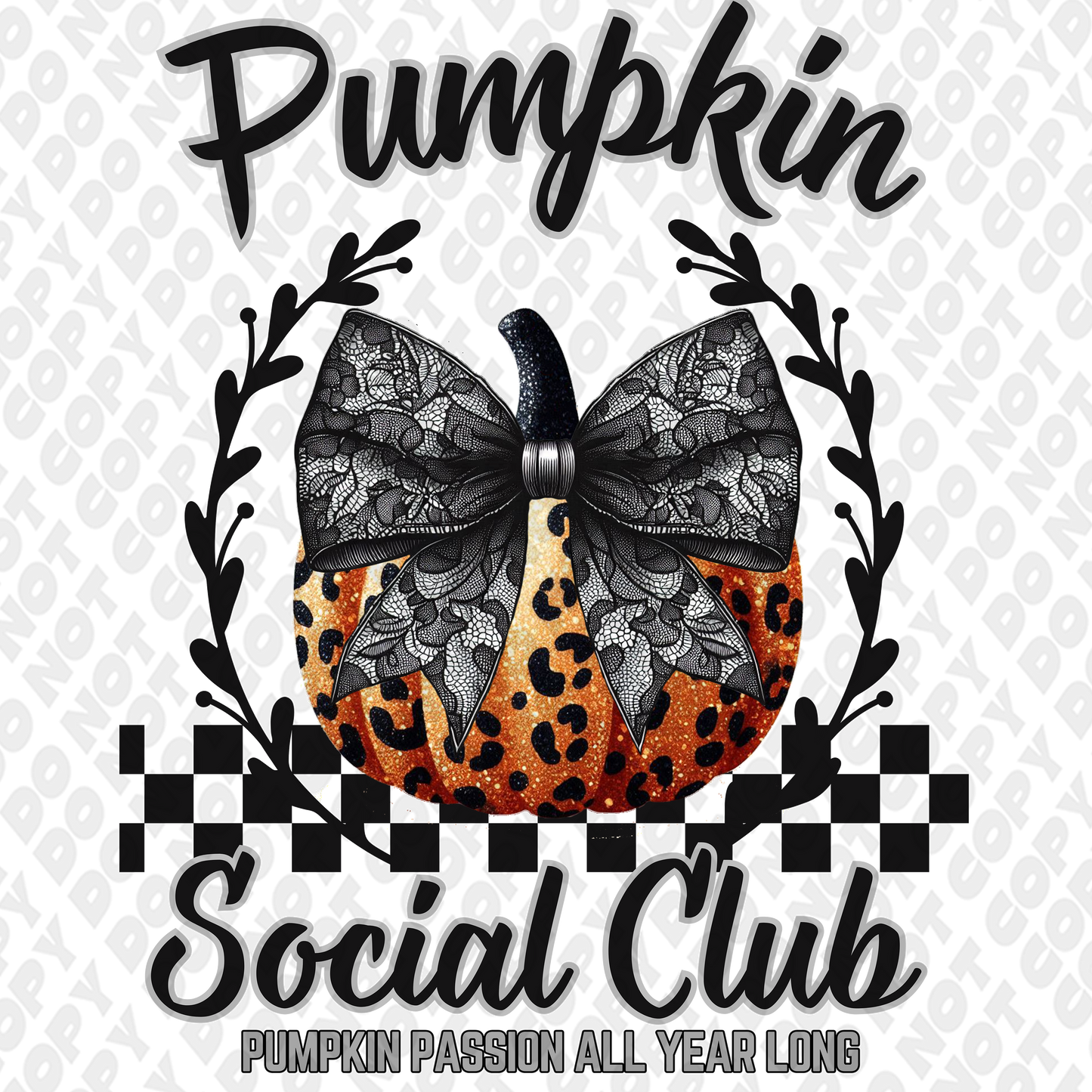 Pumpkin Social Club DTF Transfer