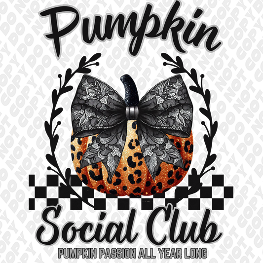 Pumpkin Social Club DTF Transfer