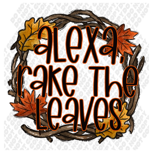 Alexa Rake The Leaves DTF Transfer