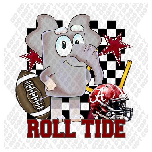 Roll Tide Bluey