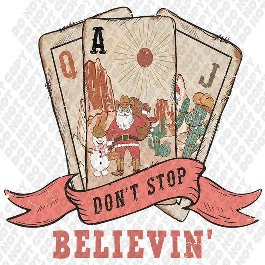 Dont Stop Believn Cards Transfer