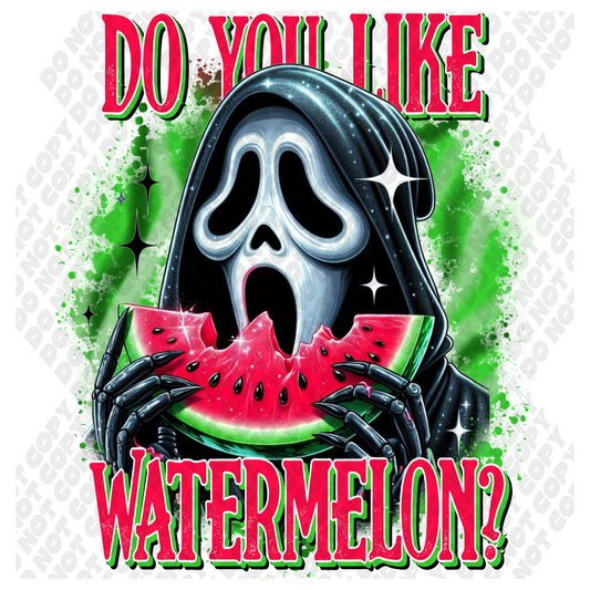 Do You LIke Watermelon Scream Summer DTF Transfer