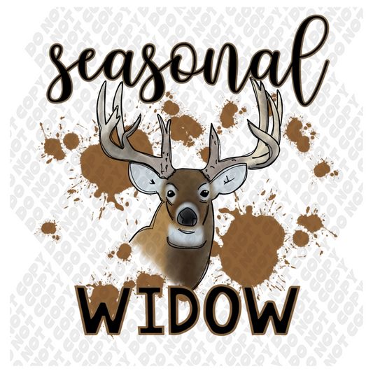 Seasonal Widow DTF Transfer