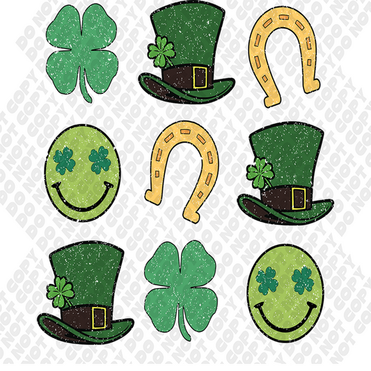 Smile, Clover,  Horse Shoe