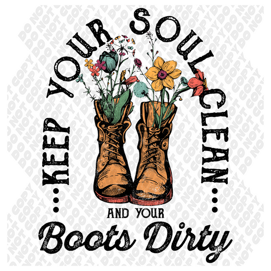 Soul Clean Dirty Boots