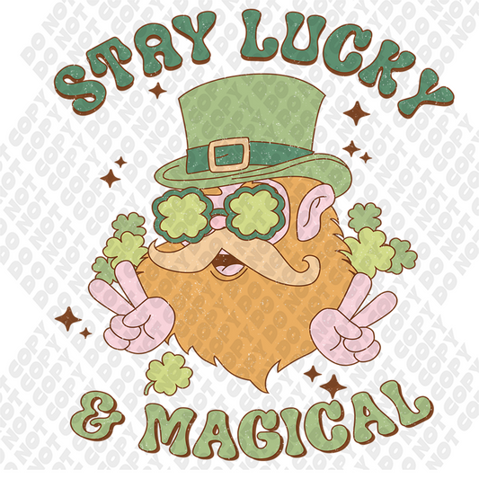 Stay Lucky & Magical Leprechaun Transfer