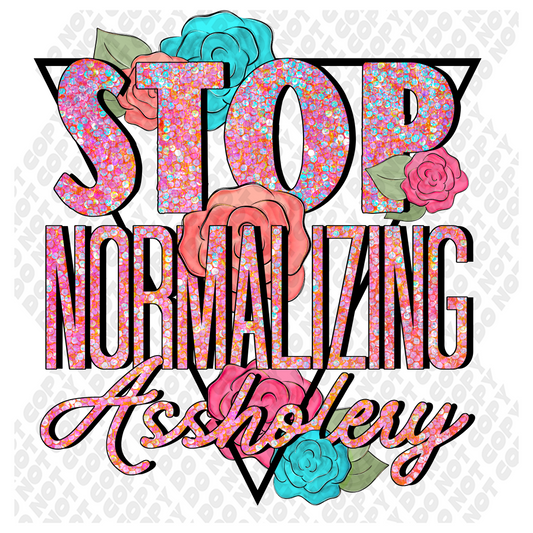 Stop Normalizing