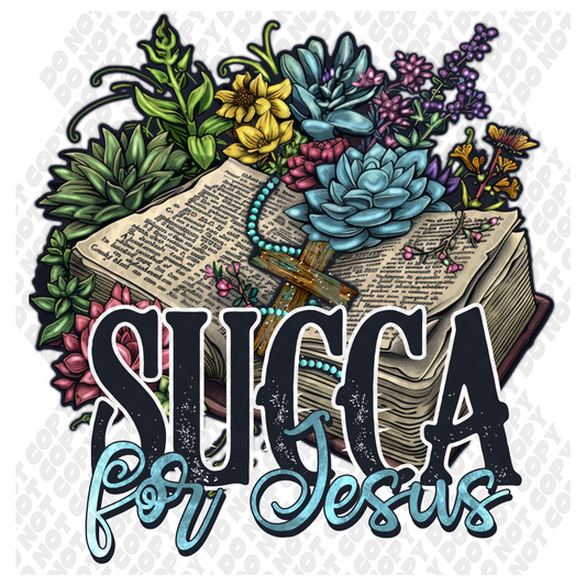 Succa For Jesus DTF Transfer