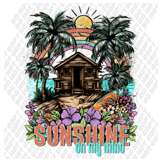 Sunshine On My Mind DTF Transfer