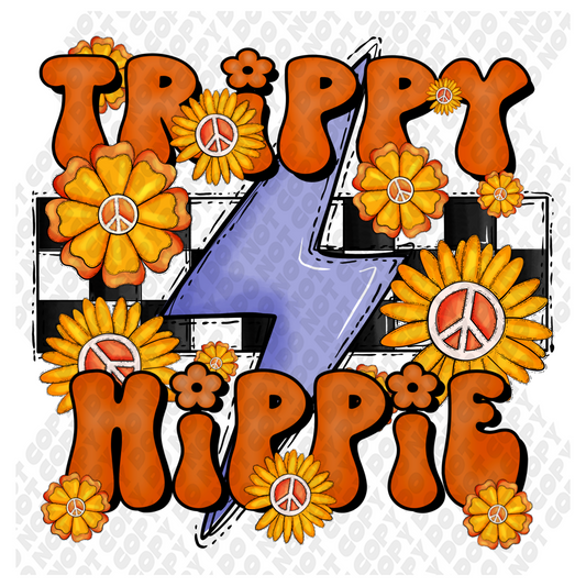 Trippy Hippie DTF Transfer