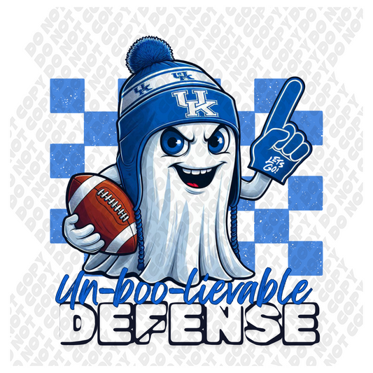 Unboo-lievable Defense Kentucky UK Ghost DTF Transfer